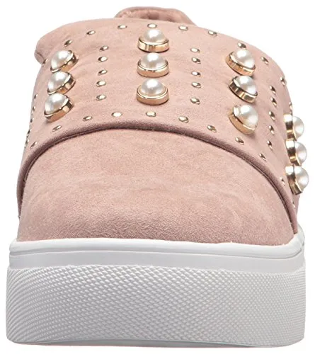 STEVEN by Steve Madden Women's Deylin Sneaker, Blush, 8.5 Medium US