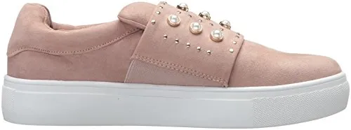 STEVEN by Steve Madden Women's Deylin Sneaker, Blush, 8.5 Medium US