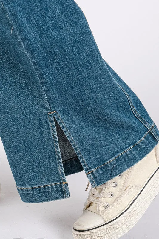 Thea Wide Leg Denim Jeans | Mittoshop
