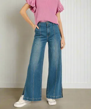 Thea Wide Leg Denim Jeans | Mittoshop