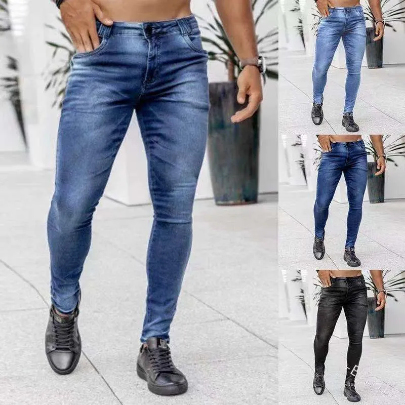 Trendy Black Slim Fitting High Waisted Jeans