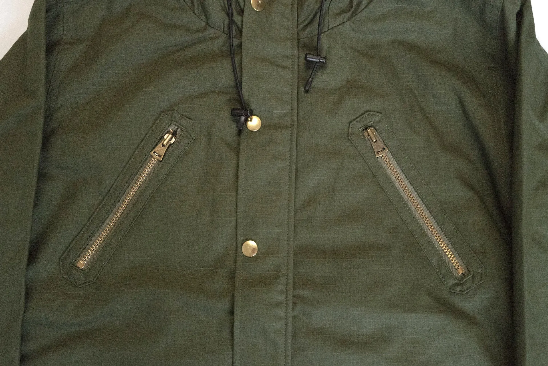 Unique Garment Cotton Rip-Stop 'Bird View' Mountain Parka (Olive)