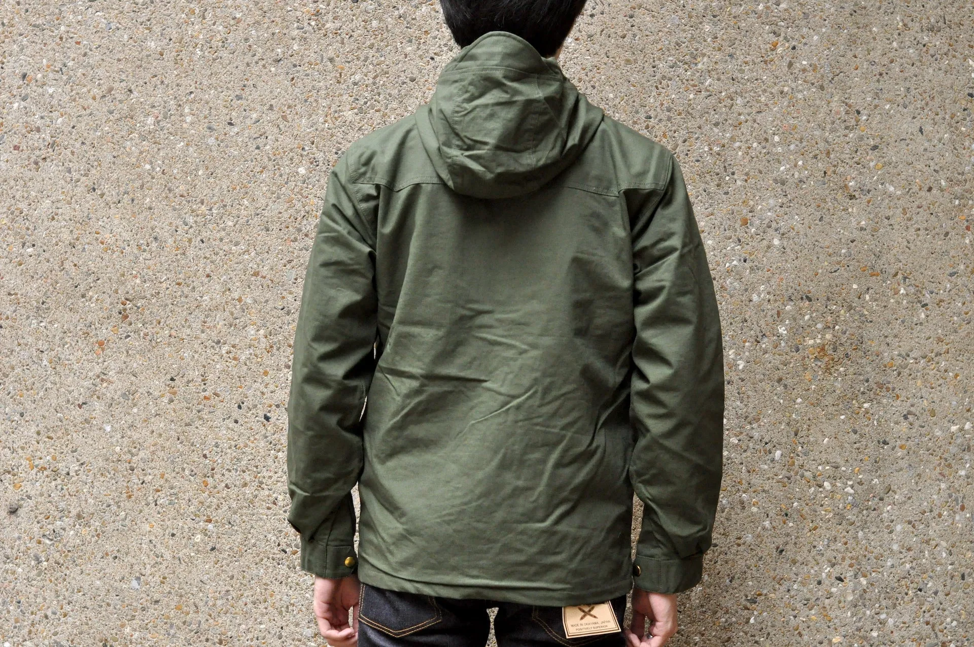Unique Garment Cotton Rip-Stop 'Bird View' Mountain Parka (Olive)
