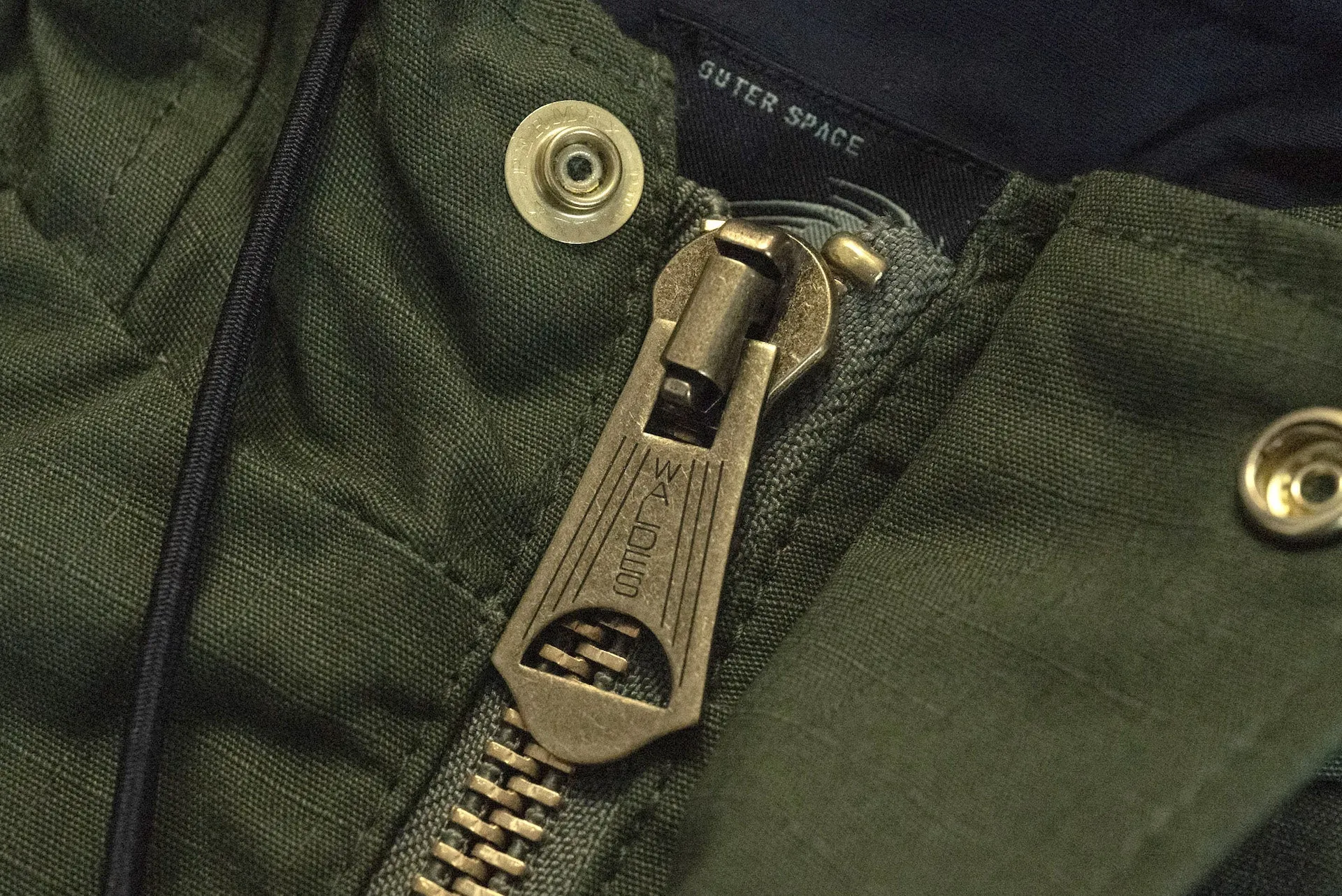 Unique Garment Cotton Rip-Stop 'Bird View' Mountain Parka (Olive)