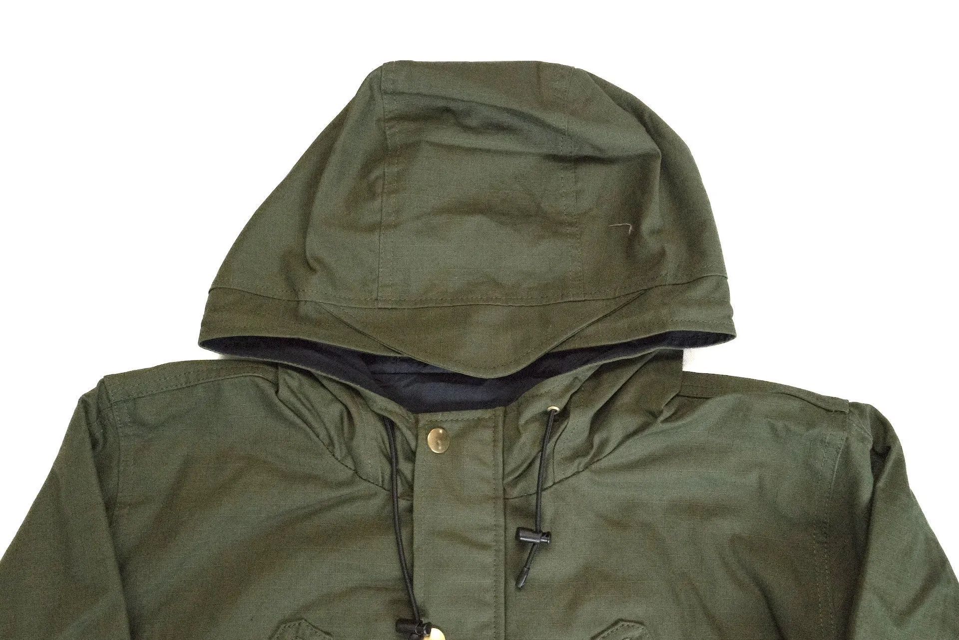 Unique Garment Cotton Rip-Stop 'Bird View' Mountain Parka (Olive)