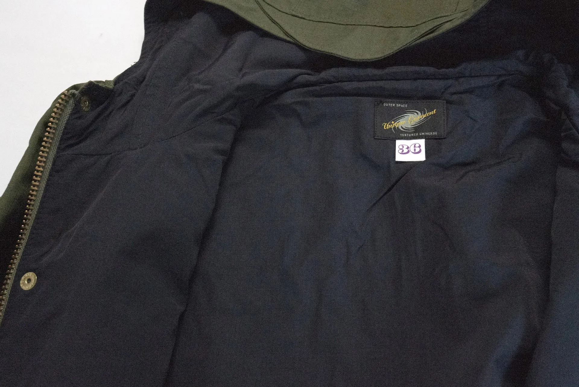 Unique Garment Cotton Rip-Stop 'Bird View' Mountain Parka (Olive)