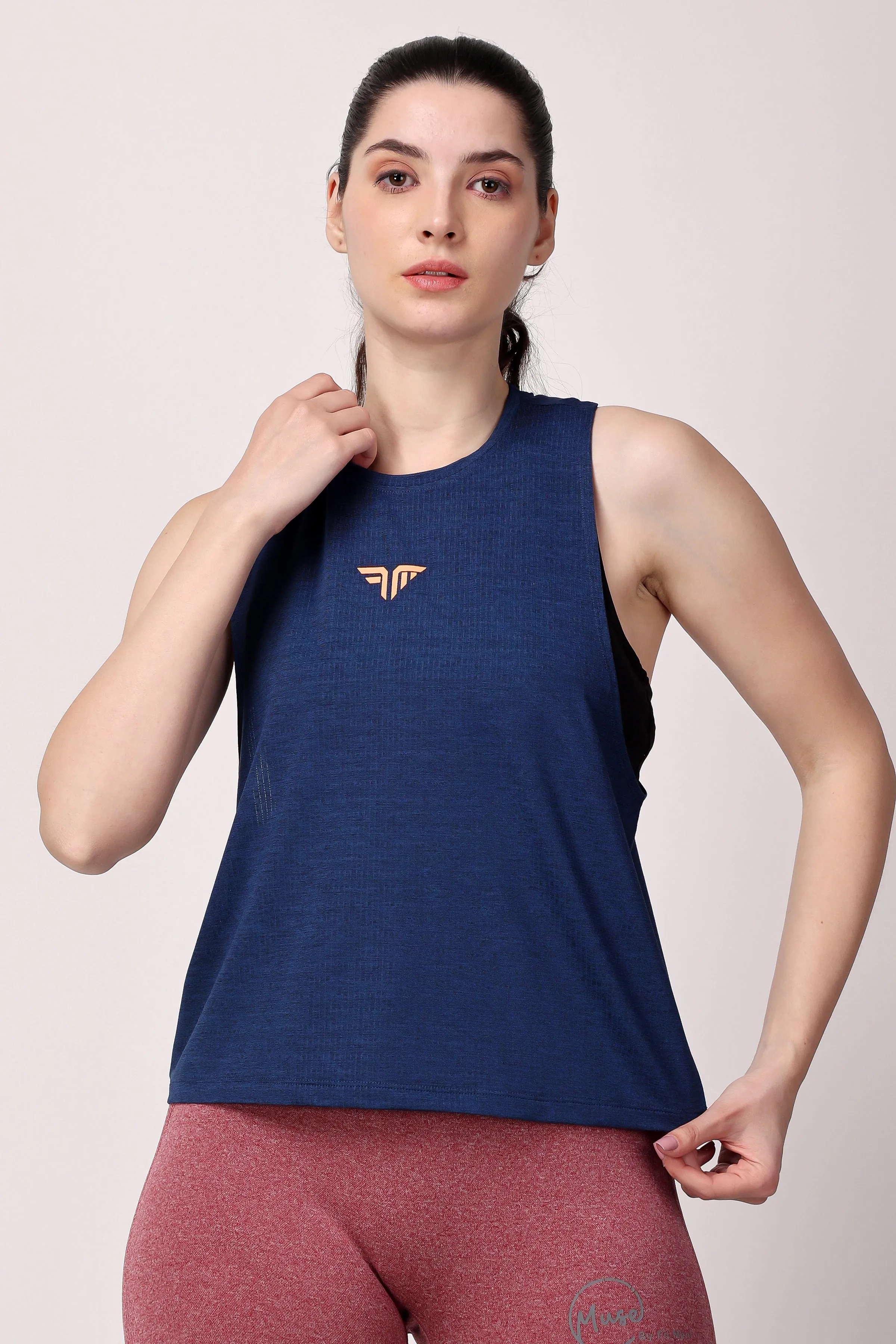 VivActive Poly Mesh Tank Tops - Blue