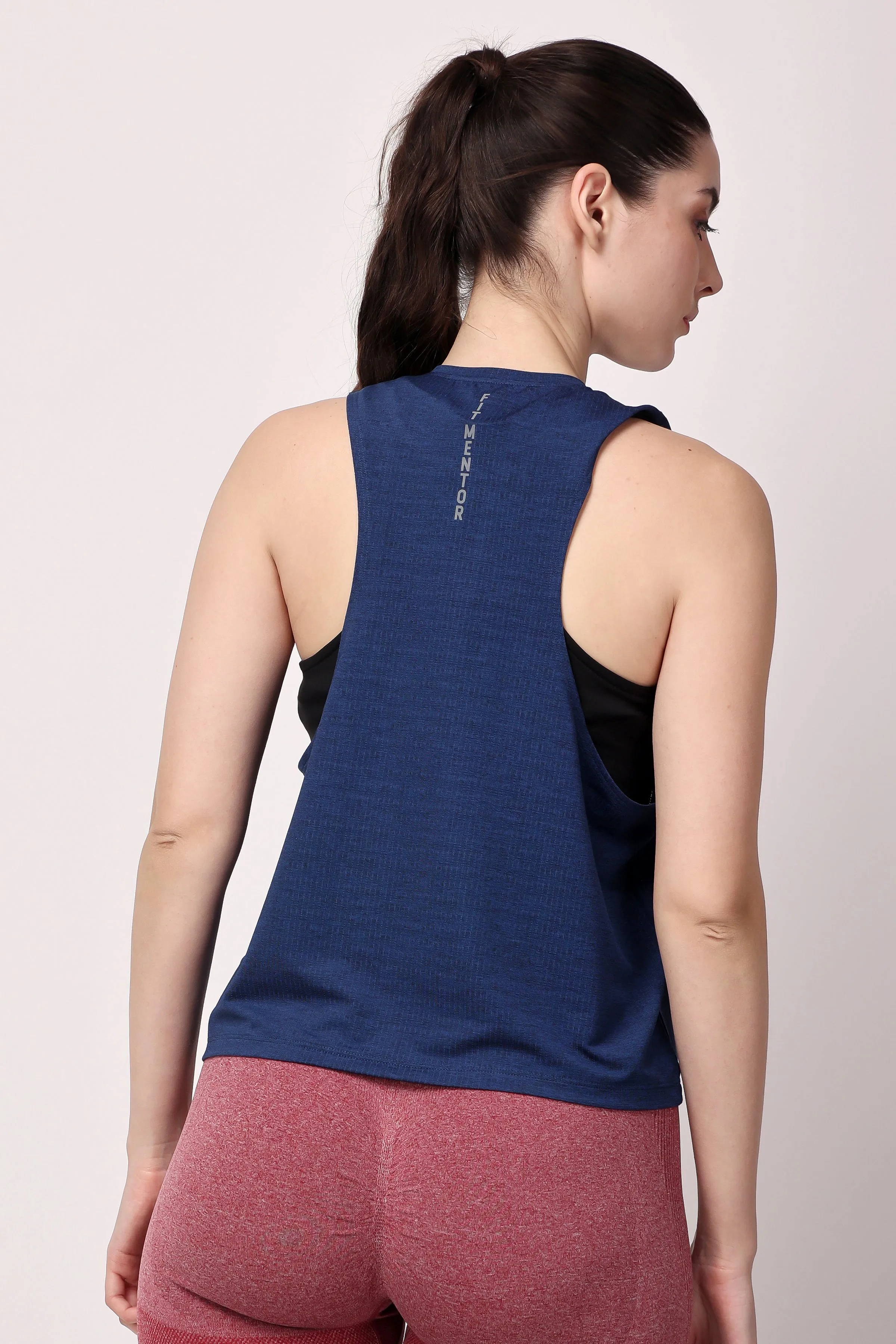 VivActive Poly Mesh Tank Tops - Blue