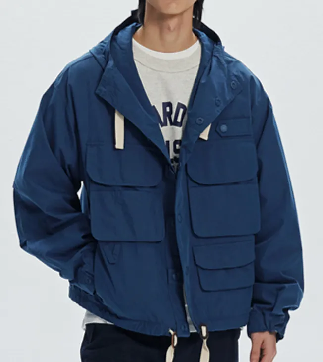 WADING HOODED PARKA - DEEP BLUE