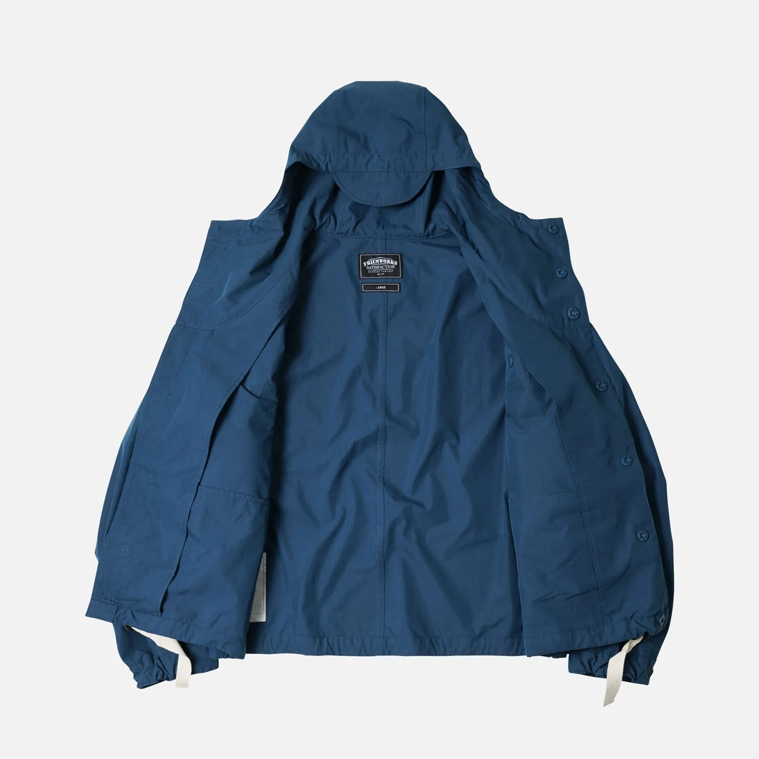 WADING HOODED PARKA - DEEP BLUE