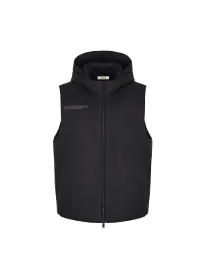 Womens Flower-Warmth Padded Gilet—black