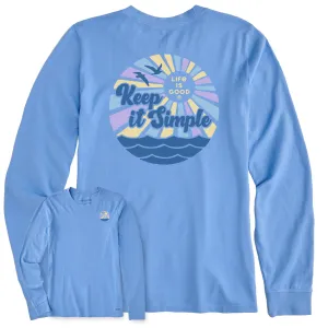 Women's Keep it Simple Sun & Sea Long Sleeve Crusher-LITE Tee