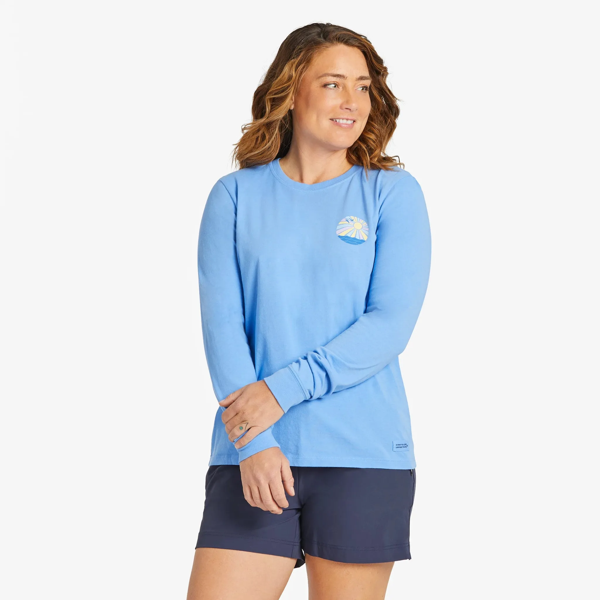 Women's Keep it Simple Sun & Sea Long Sleeve Crusher-LITE Tee
