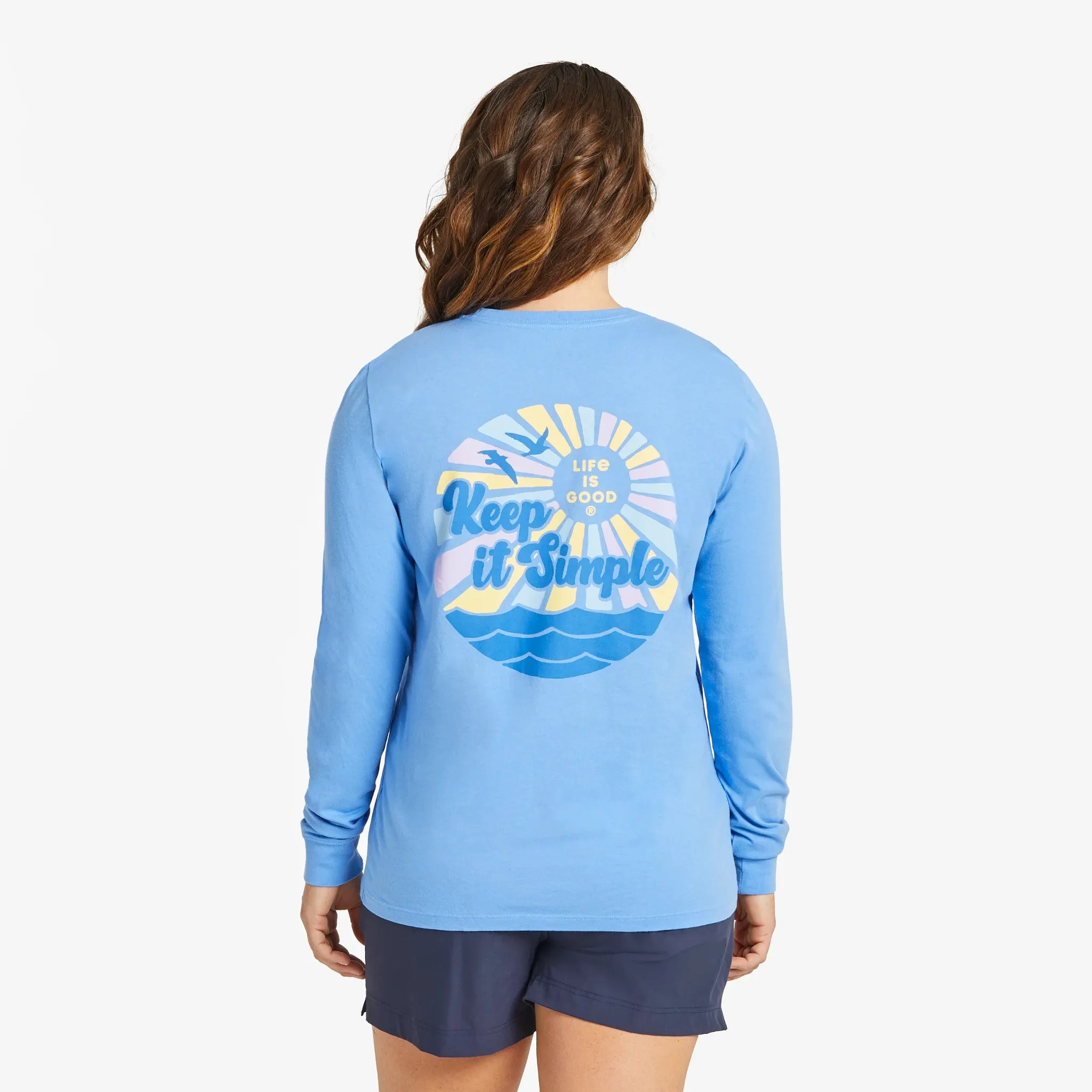 Women's Keep it Simple Sun & Sea Long Sleeve Crusher-LITE Tee